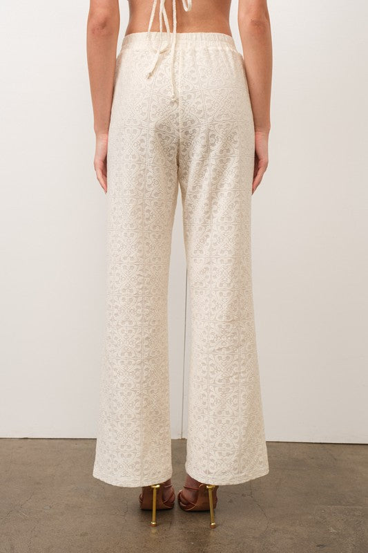 CROCHET LACE PANTS